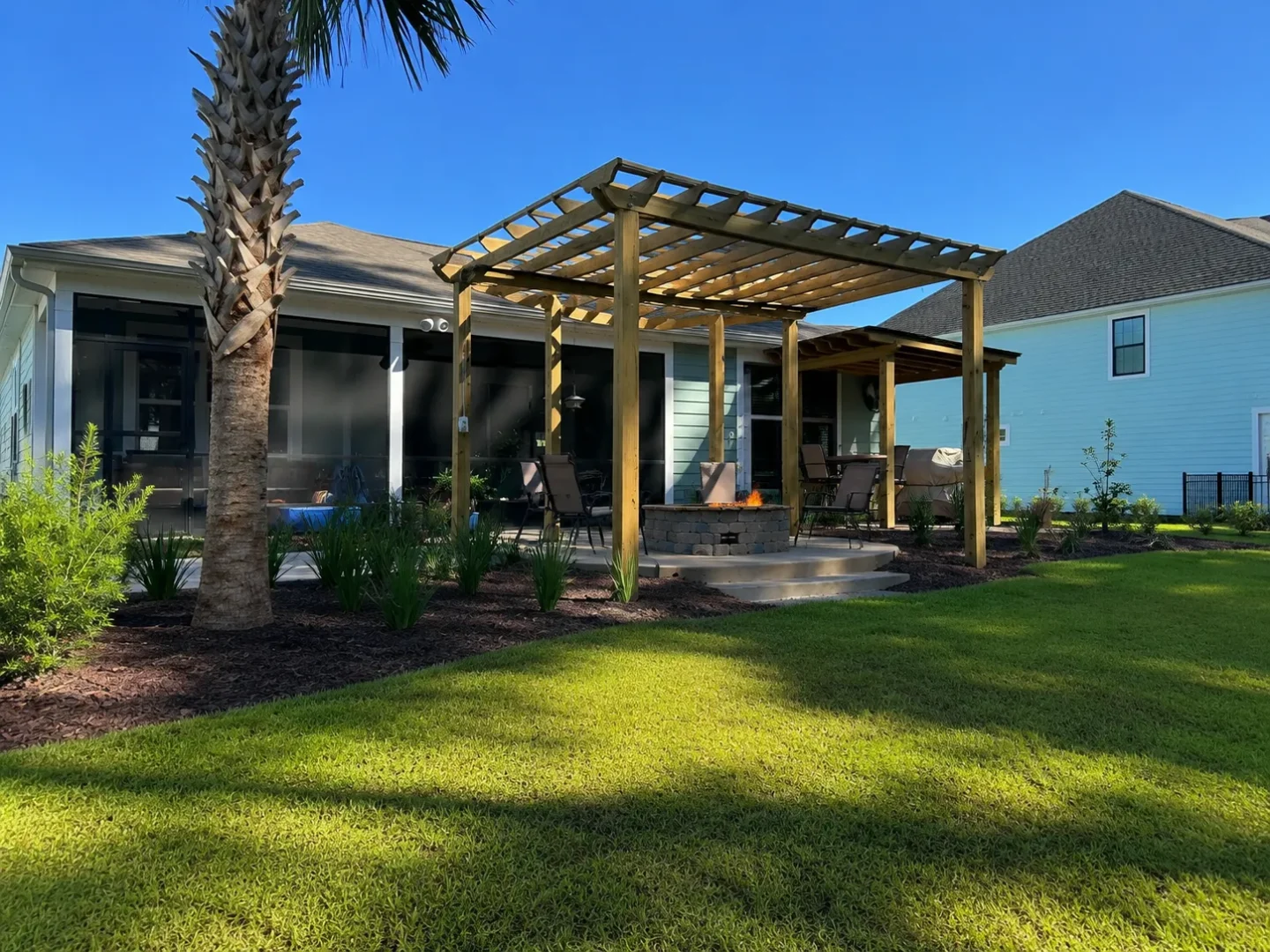 backyard fire pit Charleston SC