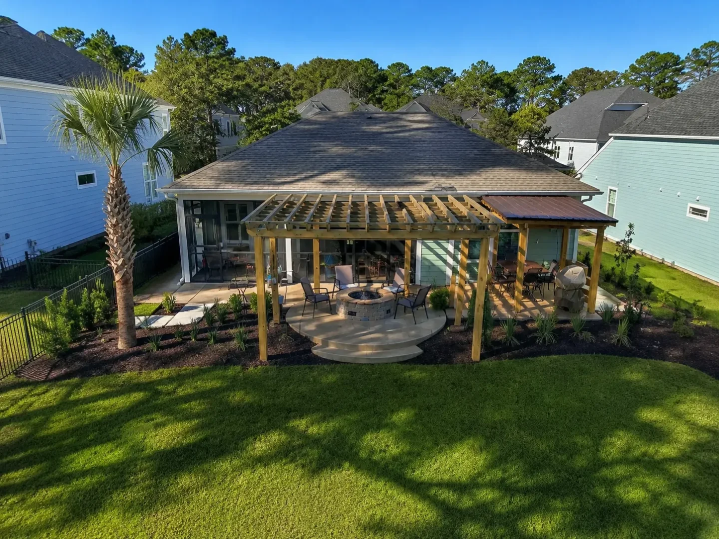custom fire pit Charleston