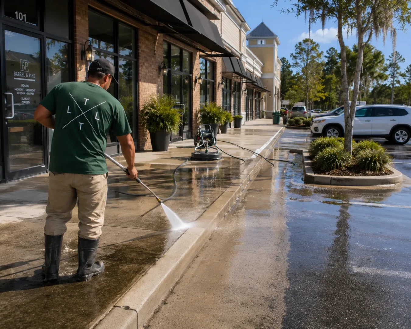 driveway pressure washing Charleston SC