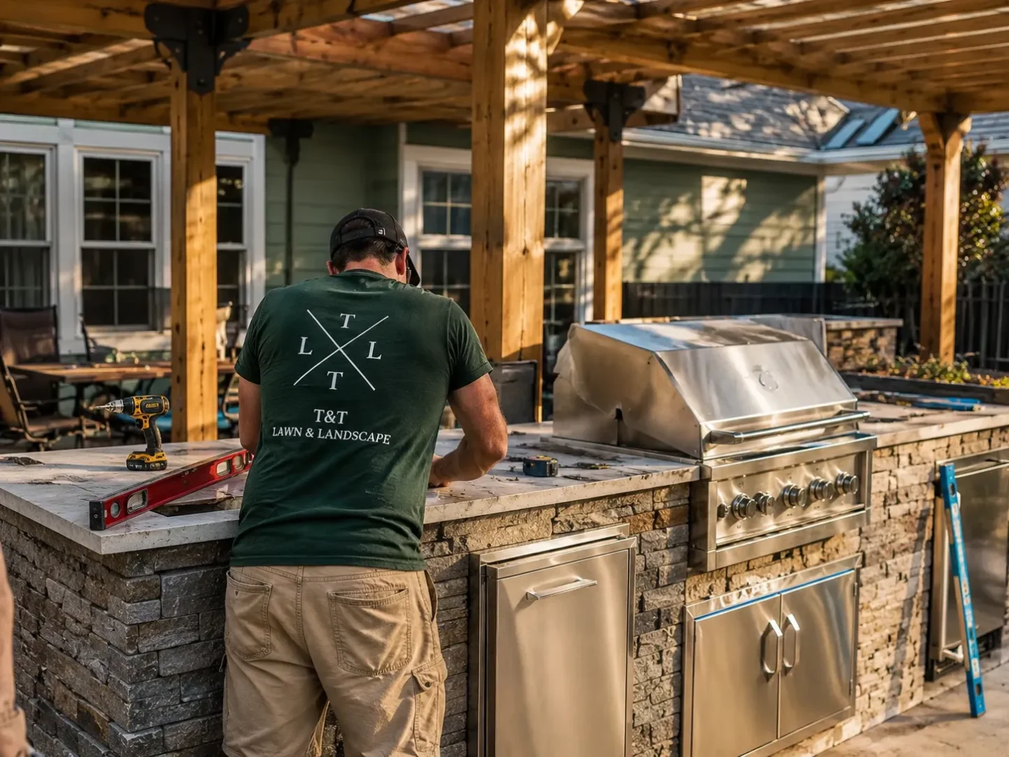 outdoor kitchen builder Charleston SC