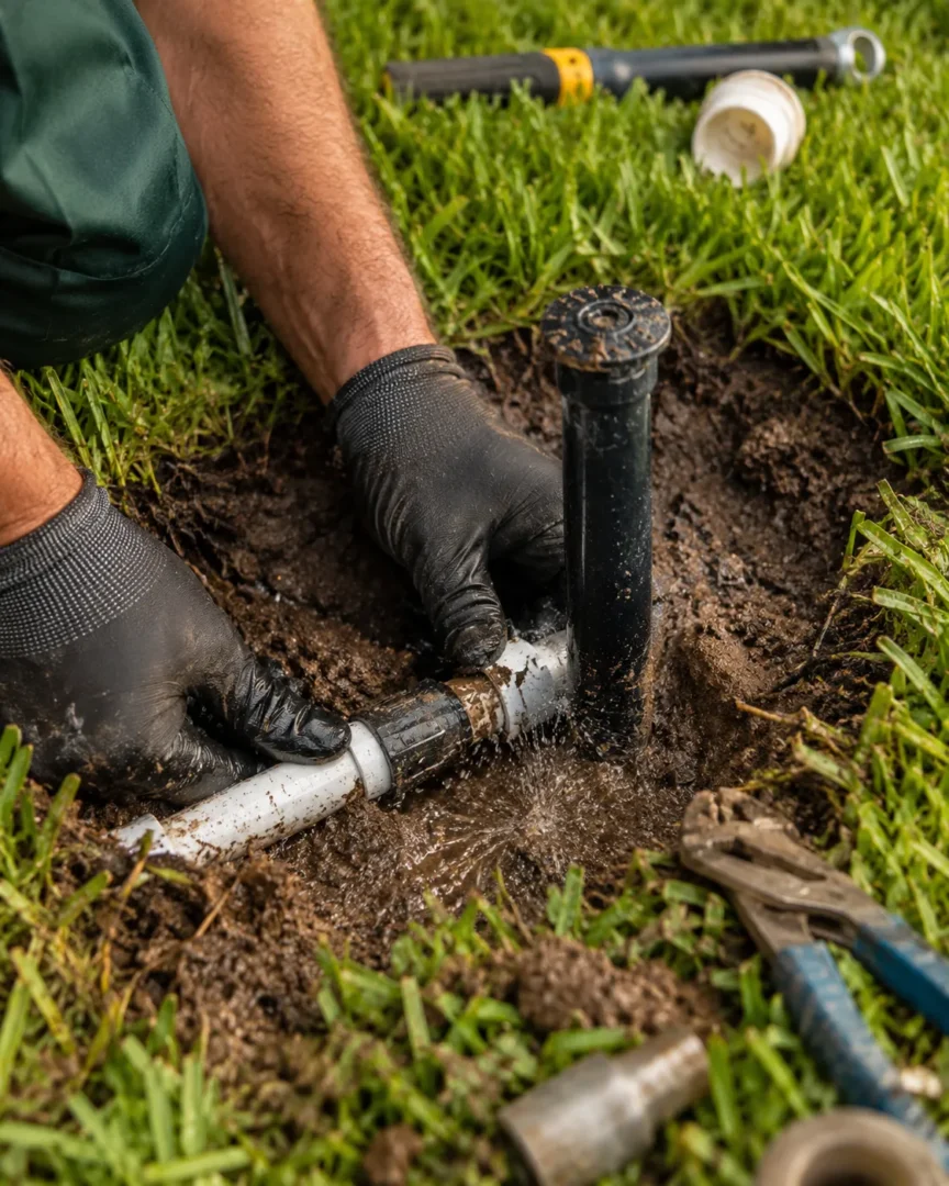 sprinkler repair Charleston SC