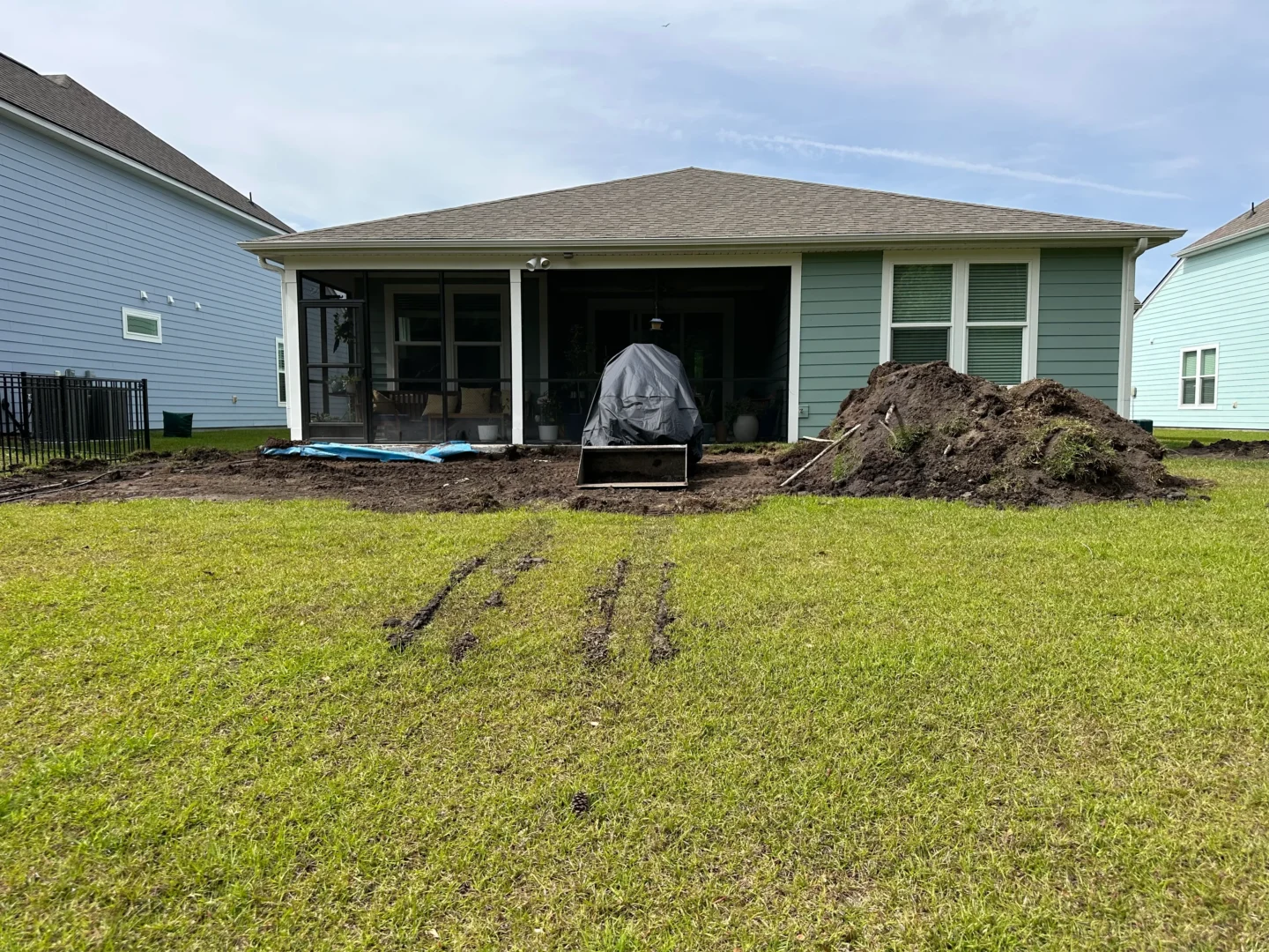 wet yard solutions Charleston